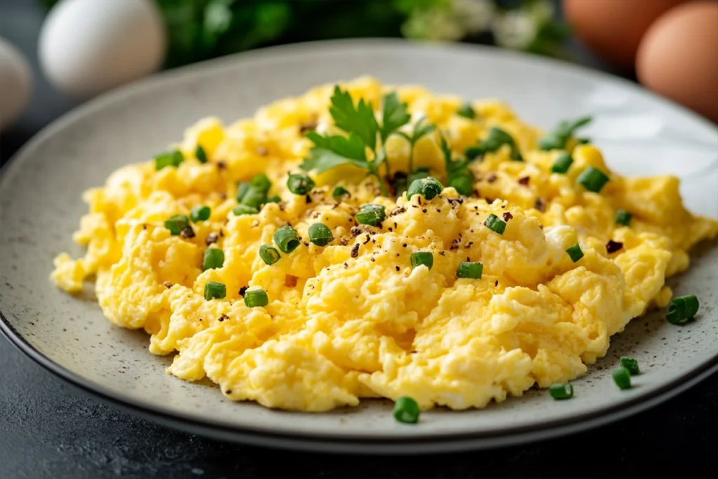 Fluffy Scrambled Eggs Recipe