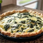 spinach and cheese quiche